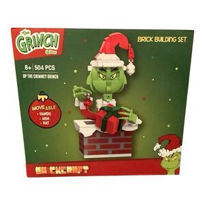 Brickcraft Dr. Seuss The Grinch Up The Chimney Grinch Brick Building Set 504 Pcs